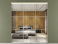 Перегородка Formato внутри проёма 3 створки