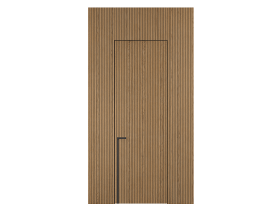 Панели для отделки стен Стеновая панель Фрезерованные Дуб сепия матовый. Цвет Дуб сепия матовый. Материал Шпон НатурВуд. Коллекция Фрезерованные. Картинка.