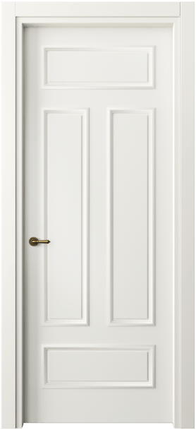 Дверь межкомнатная 8143 МЖМ. Цвет Матовый жемчужный. Материал Гладкая эмаль. Коллекция Париж. Картинка.