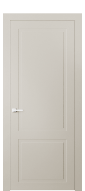 Дверь межкомнатная 8002 МОС. Цвет Матовый облачно-серый. Материал Гладкая эмаль. Коллекция Нео Классик. Картинка.