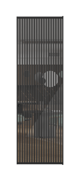 Межкомнатная дверь АЛПЛ040.06 ЧРН Алюминий Черный Stopsol Clear прозрачное. Цвет Алюминий Черный. Материал Алюминий. Коллекция Формато. Фото. Дверь межкомнатная АЛПЛ040.06 ЧРН Алюминий Черный Stopsol Clear прозрачное. Цвет Алюминий Черный. Материал Алюминий. Коллекция Формато. Картинка.