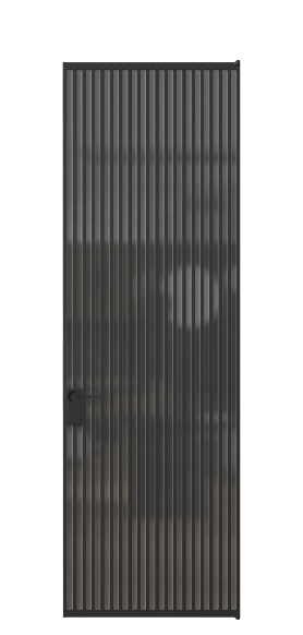 Межкомнатная дверь АЛПЛ040.07 Серый сатин триплекс ЧЕР. Цвет Алюминий Черный. Материал Алюминий. Коллекция Формато. Фото. Дверь межкомнатная АЛПЛ040.07 Серый сатин триплекс ЧЕР. Цвет Алюминий Черный. Материал Алюминий. Коллекция Формато. Картинка.