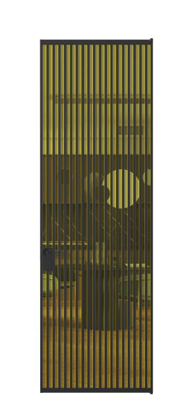 Межкомнатная дверь АЛПЛ040.07 ПРОЗ ЖЕЛ ЧЕР. Цвет Алюминий Черный. Материал Алюминий. Коллекция Формато. Фото. Дверь межкомнатная АЛПЛ040.07 ПРОЗ ЖЕЛ ЧЕР. Цвет Алюминий Черный. Материал Алюминий. Коллекция Формато. Картинка.