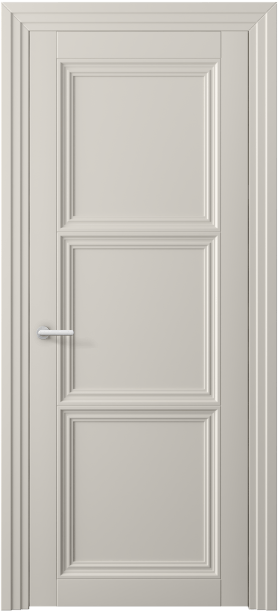 Дверь межкомнатная 2503 ПЭСС. Цвет ПЭТ светло-серый. Материал ПЭТ. Коллекция Центро. Картинка.