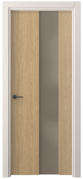 Дверь межкомнатная 4226 ЖМД БР САТ. Цвет Жемчужный дуб. Материал Ламинатин. Коллекция Фридом. Картинка.