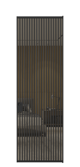 Межкомнатная дверь АЛПЛ040.07 Stopsol Bronze ЧЕР. Цвет Алюминий Черный. Материал Алюминий. Коллекция Формато. Фото. Дверь межкомнатная АЛПЛ040.07 Stopsol Bronze ЧЕР. Цвет Алюминий Черный. Материал Алюминий. Коллекция Формато. Картинка.