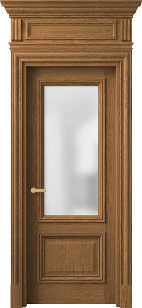 Дверь межкомнатная 7302 ДПР.М САТ. Цвет Дуб пряный матовый. Материал Массив дуба матовый. Коллекция Антик. Картинка.
