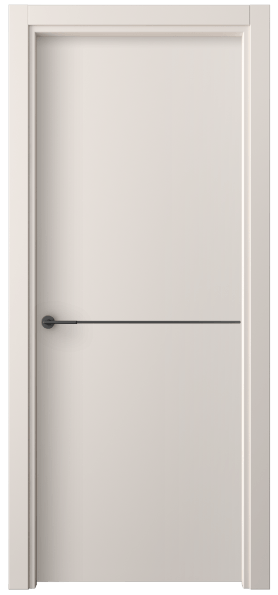 Дверь межкомнатная 4207 ПЭТБ. Цвет ПЭТ тёплый-белый. Материал ПЭТ. Коллекция Фридом. Картинка.