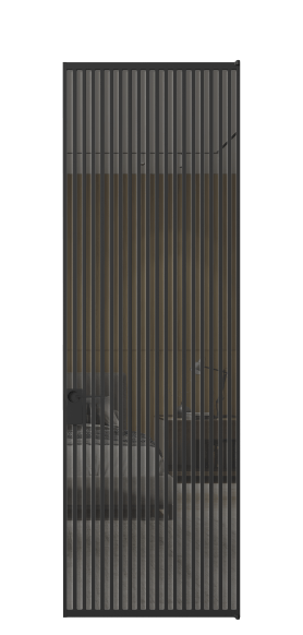 Межкомнатная дверь АЛПЛ040.07 Stopsol Grey ЧЕР. Цвет Алюминий Черный. Материал Алюминий. Коллекция Формато. Фото. Дверь межкомнатная АЛПЛ040.07 Stopsol Grey ЧЕР. Цвет Алюминий Черный. Материал Алюминий. Коллекция Формато. Картинка.