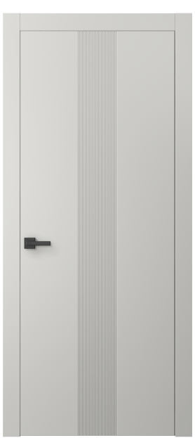 Дверь межкомнатная 8042 МСР. Цвет Матовый серый. Материал Гладкая эмаль. Коллекция Линия. Картинка.