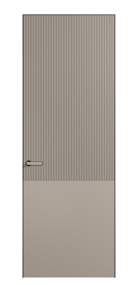 Дверь межкомнатная 8205 МБСК. Цвет Матовый бисквитный. Материал Гладкая эмаль. Коллекция Вельвет. Картинка.
